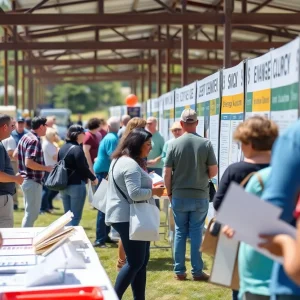 Crowd at Albuquerque Community Assistance Fair