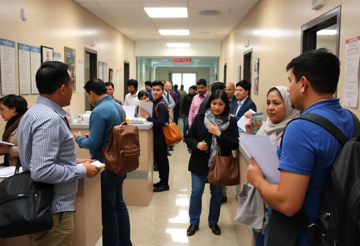 Consulate staff assisting immigrants in Albuquerque
