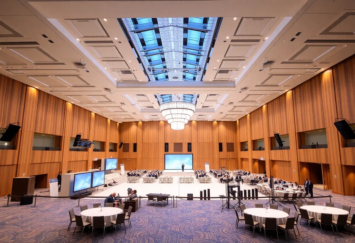 Exterior view of the upgraded Albuquerque Convention Center