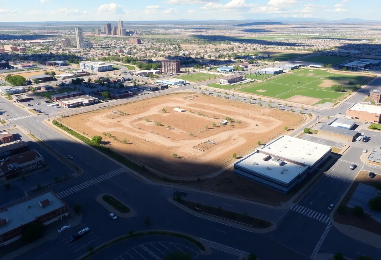 Conceptual design of mixed-use development near UNM, Albuquerque
