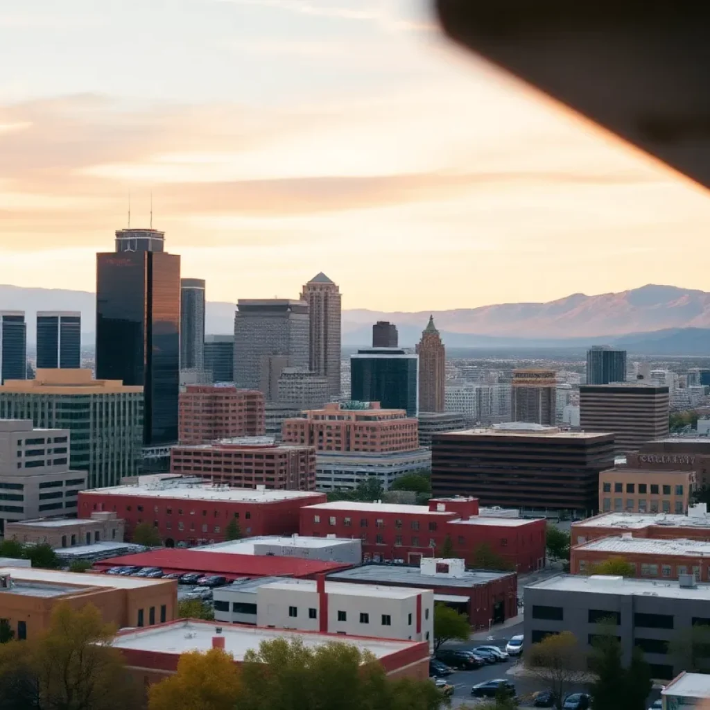 Skyline of Albuquerque representing business development