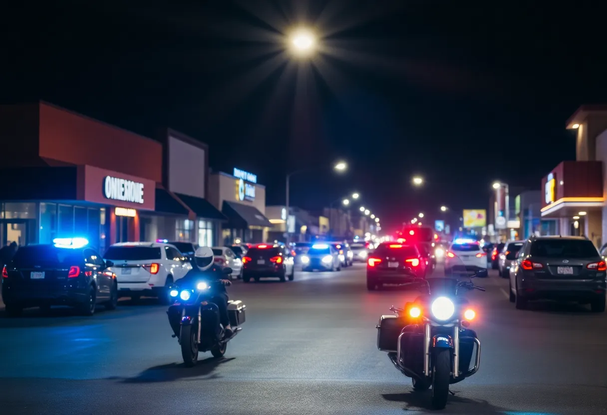 Albuquerque police respond to a fatal shooting scene