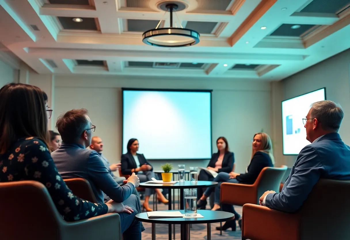 Panel discussion on work culture in Albuquerque with entrepreneurs