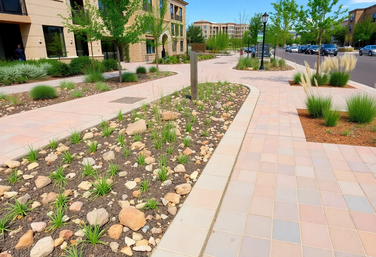 Rain gardens and permeable pavements in Albuquerque