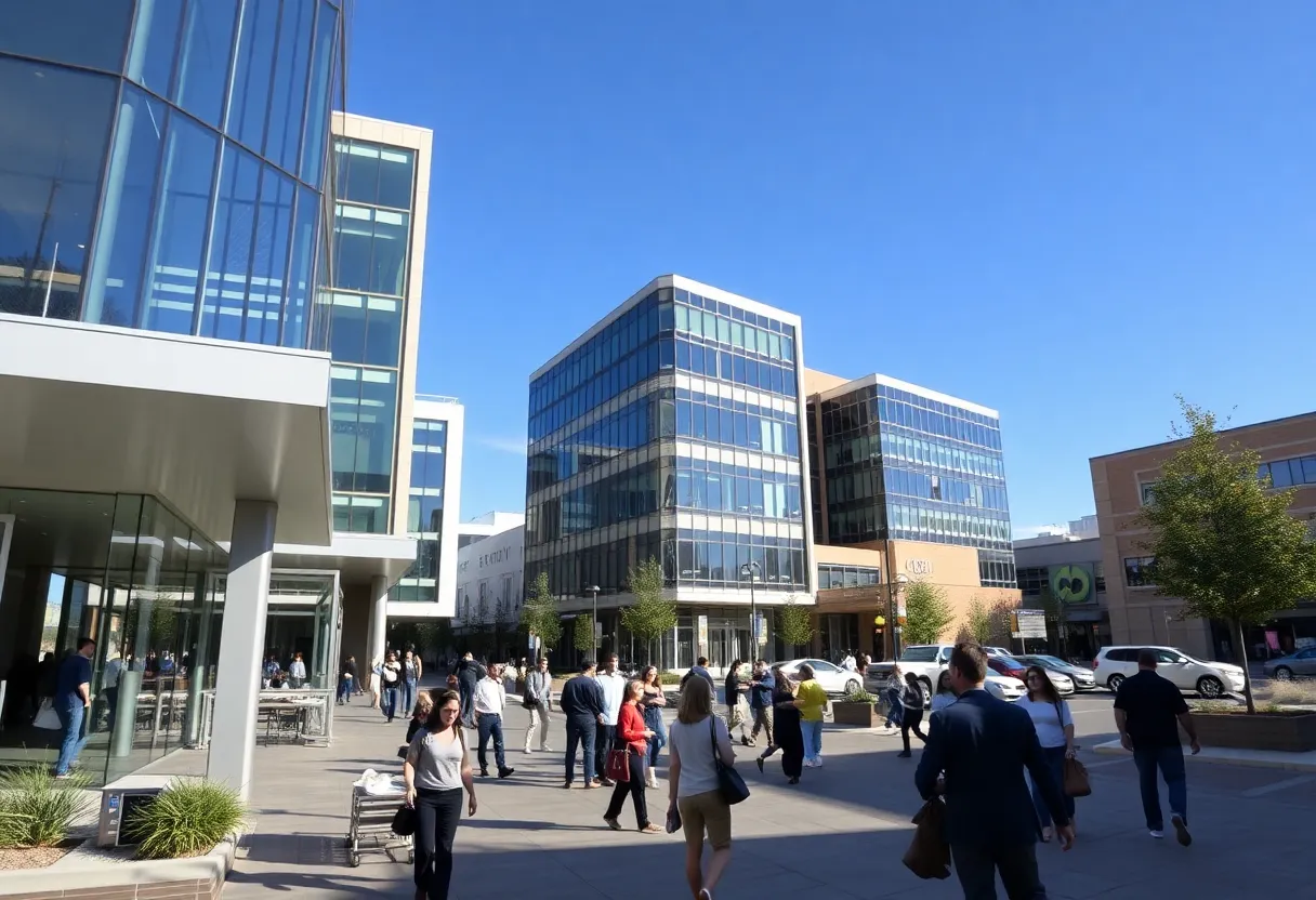 A vibrant office space in Albuquerque's commercial district