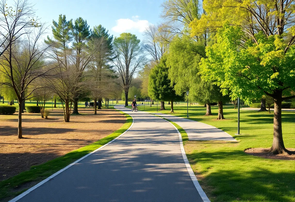 North Domingo Baca Park, Albuquerque - site of a tragic bicycle accident