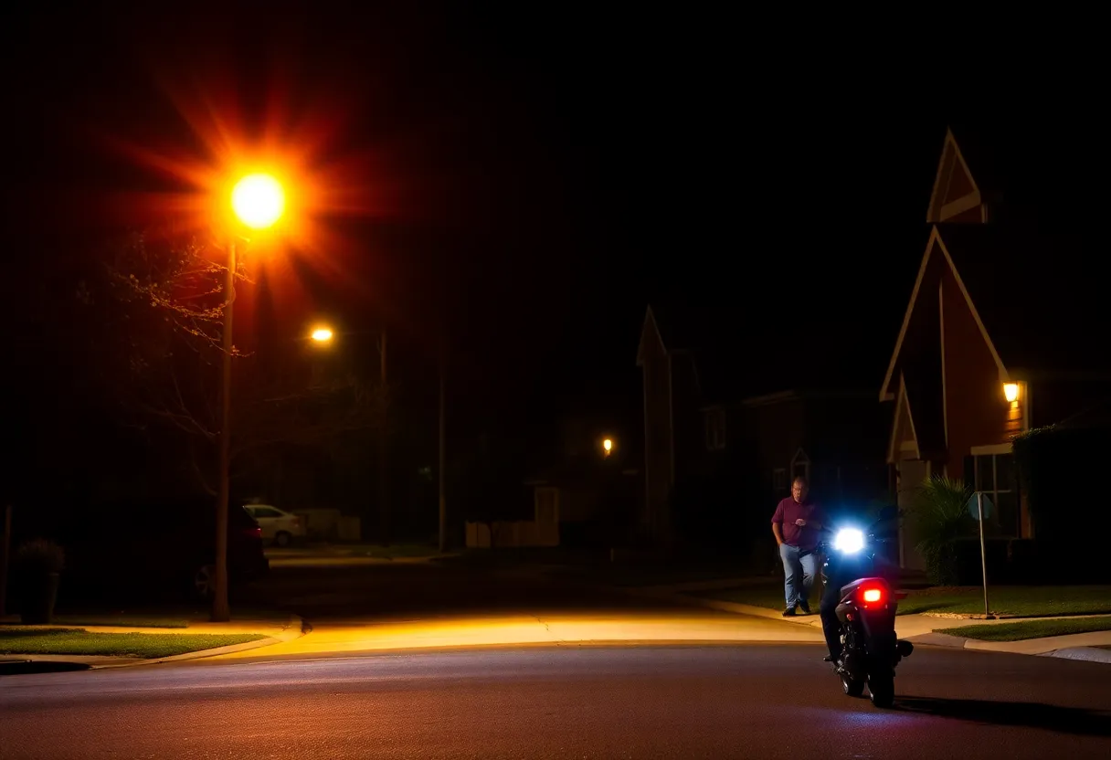 Police lights at the scene of a fatal shooting in Albuquerque