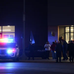 Police presence outside Spirit Halloween store after shooting