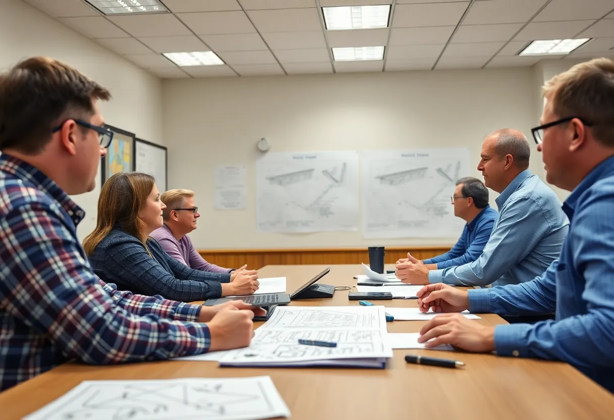 Albuquerque Public Schools board meeting focused on contractor selection.