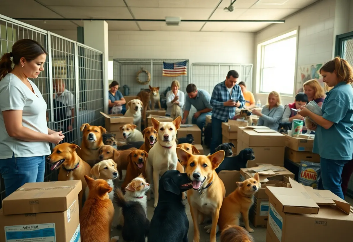 Animals at Bernalillo County Animal Shelter needing donations