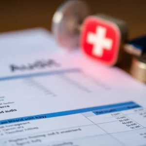 Illustration of financial mismanagement in healthcare