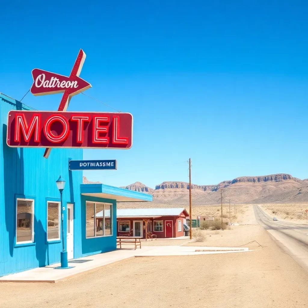 Blue Motel featured in Breaking Bad