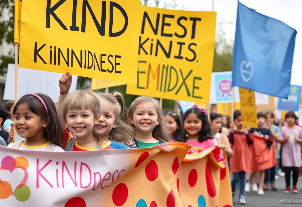 Parade celebrating children's kindness in Albuquerque