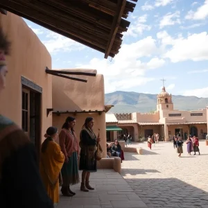 Filming location for Echoes of the Mesa in Albuquerque showcasing Indigenous heritage