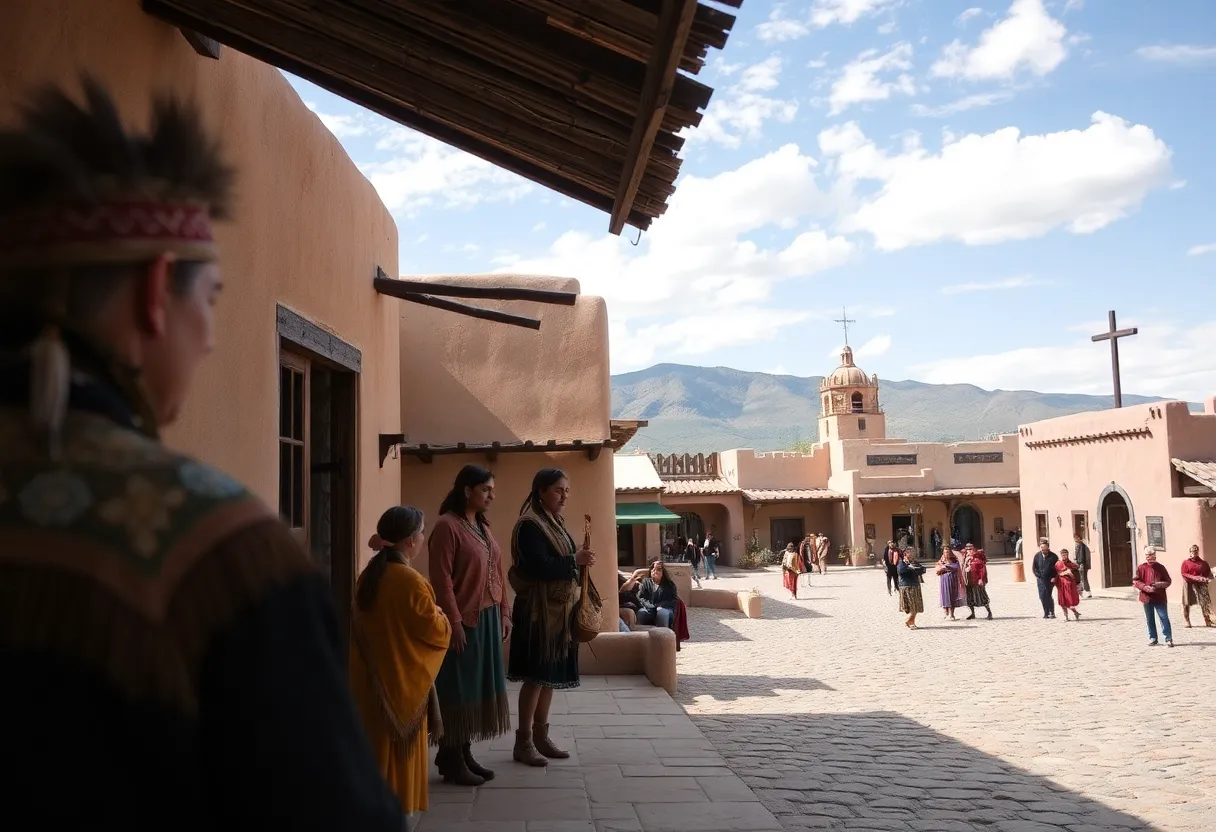 Filming location for Echoes of the Mesa in Albuquerque showcasing Indigenous heritage