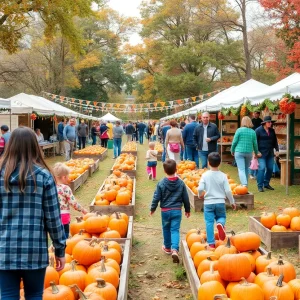 Families celebrating at the Harvest Hoedown in Albuquerque