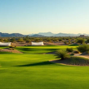 Ladera Golf Course with new irrigation systems in Albuquerque