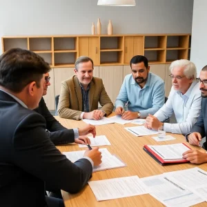 Business owners in New Mexico discussing the impact of tariffs on their operations.