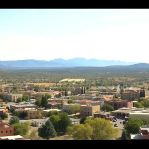 Scenic view of New Mexico representing its political landscape