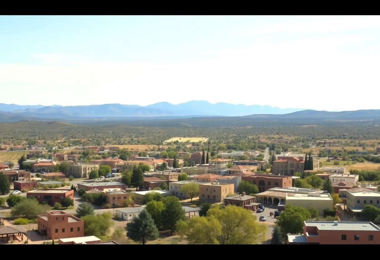 Scenic view of New Mexico representing its political landscape