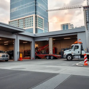 Rendering of the new towing company expansion in North Valley.