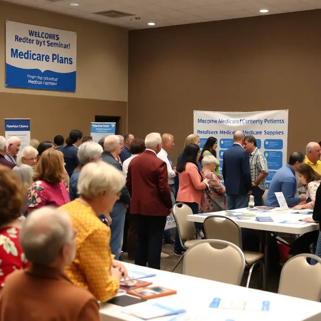 Attendees participating in Optum New Mexico's Medicare plans seminar