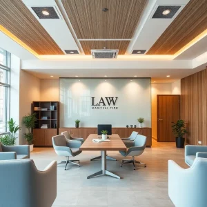 Interior view of Parnall Law office, representing personal injury law support.
