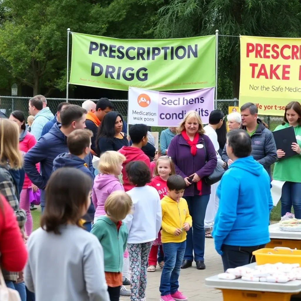 Community event for safe disposal of unused medications in Roswell, New Mexico.