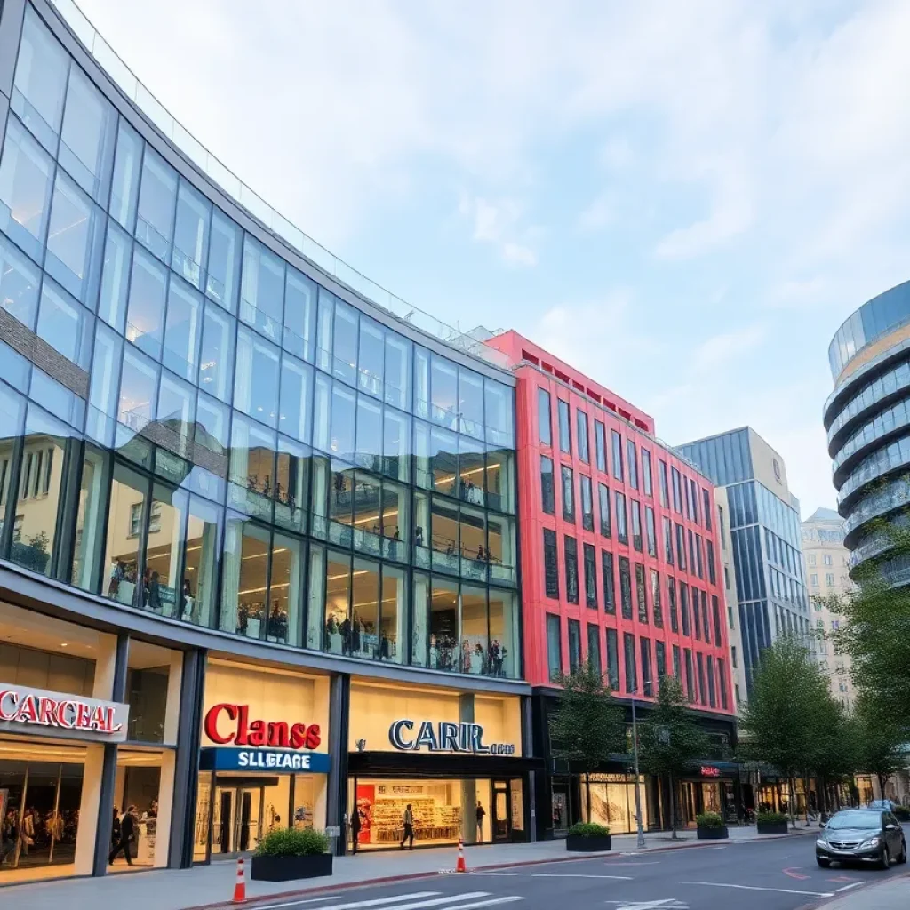 Artist's rendering of the San Mateo Tower redevelopment project in Albuquerque.