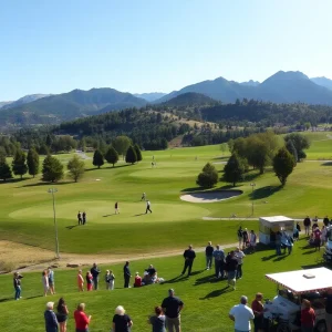 Players competing at the Sandia Heights Golf Invitational