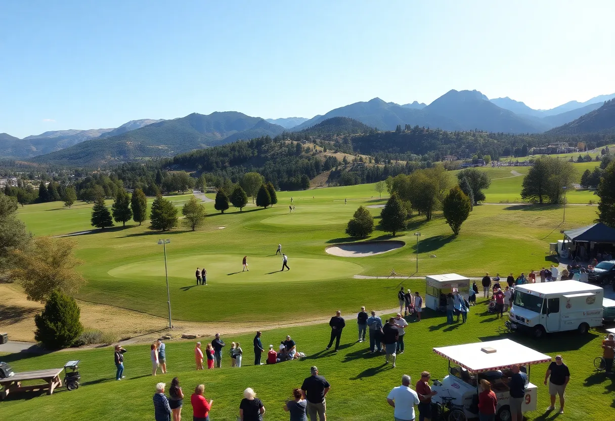 Players competing at the Sandia Heights Golf Invitational