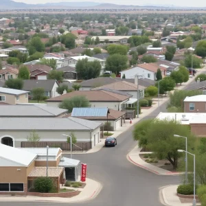 Community members engaging during a local election in Southeast Albuquerque.