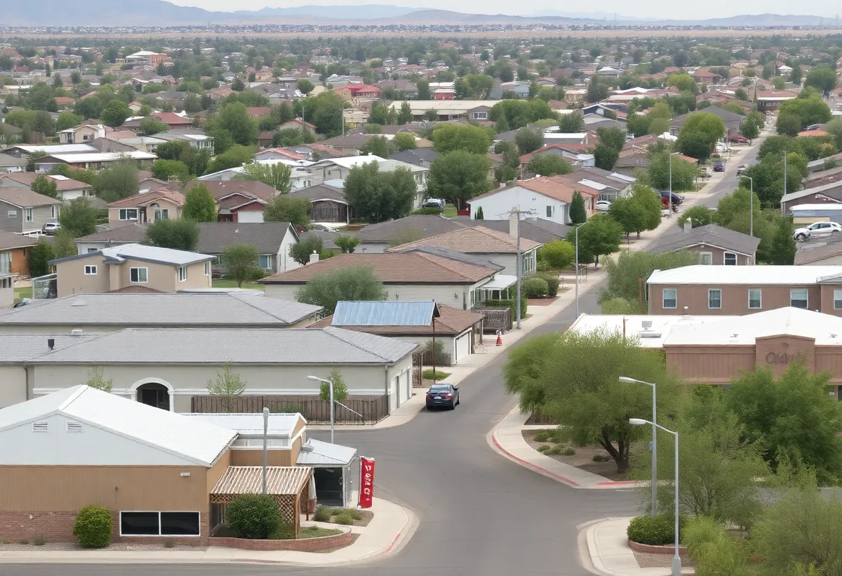 Community members engaging during a local election in Southeast Albuquerque.