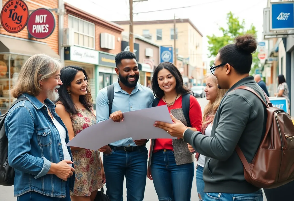 Small business owners collaborating in New Mexico