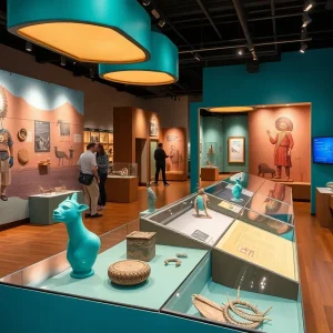 Rendering of new Turquoise Museum facility in Old Town Albuquerque