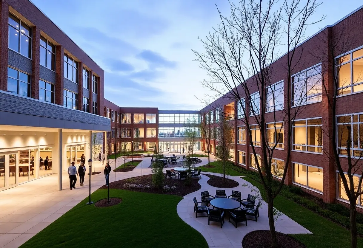 Redesigned University of New Mexico campus focusing on safety