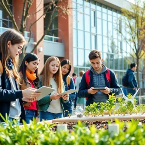 Students at UNM engaging in engineering projects focused on renewable energy and sustainability.