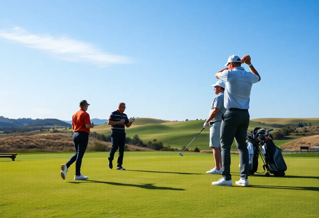 UNM men's golf team competing at Steelwood Collegiate Invitational