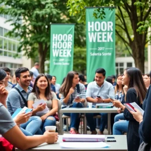 Students participating in workshops during UNM Honors Week